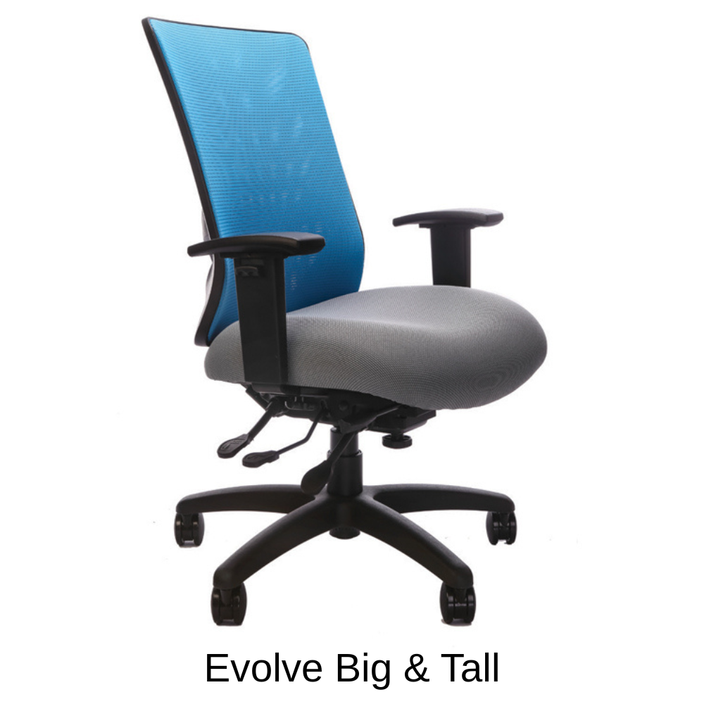 The Evolve Big and Tall Ergonomic Office Task Chair | RFM Seating | USA Manufacturer
