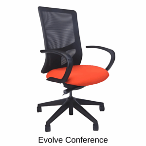 RFM Seating | The Evolve Mesh or Upholstered Back Conference Office Chair | USA Manufacturer