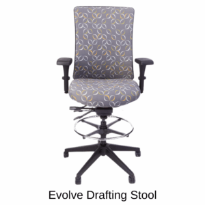 RFM Seating | Evolve Drafting Stool Office Chair | USA Manufacturer