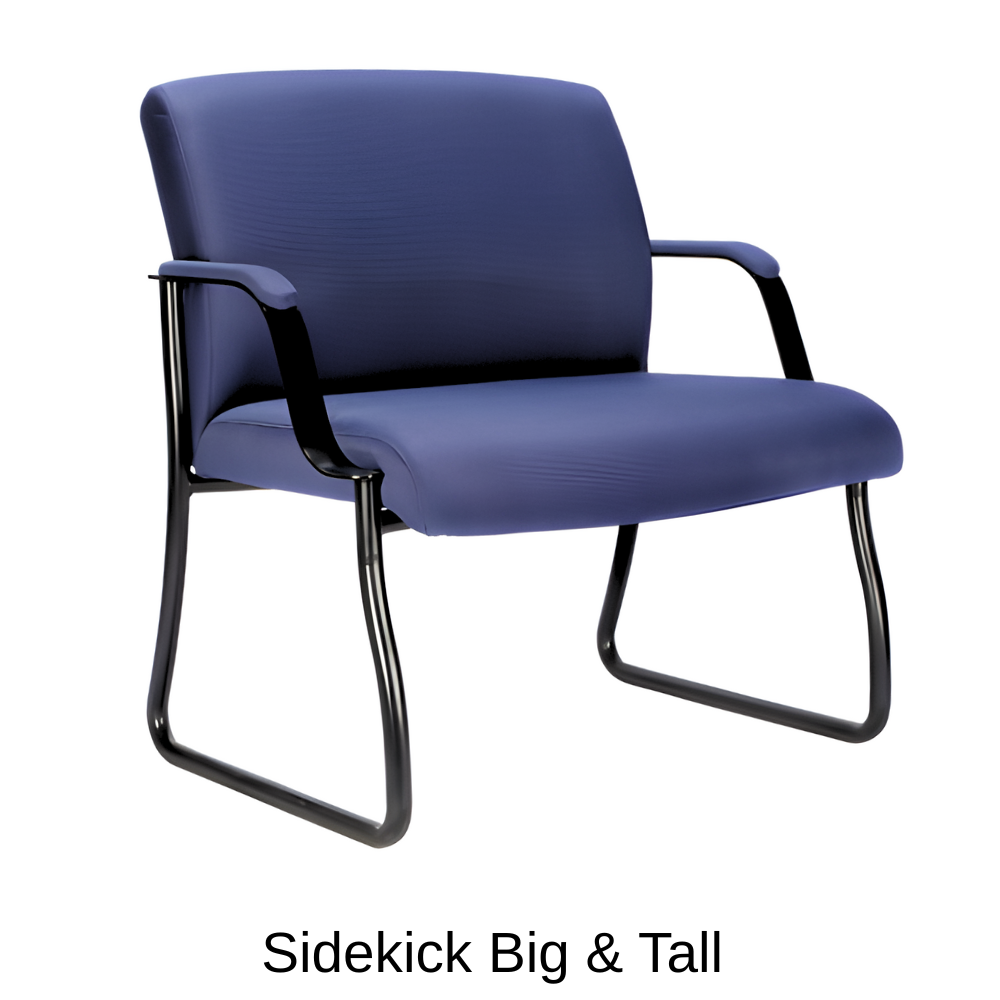 Sidekick Big and Tall Guest Chair | RFM Seating | USA Chair Manufacturer